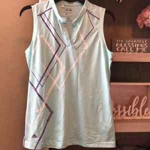 Ladies Adidas Sleeveless Golf Shirt M